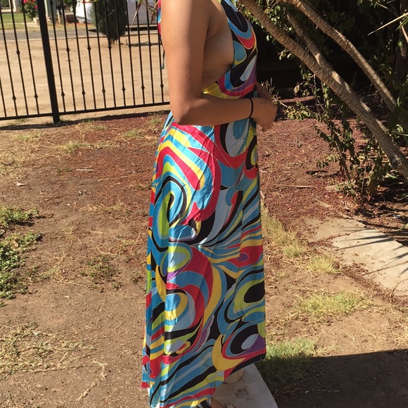 Calvin Tran 💯 % silk dress - Picture 7 of 8